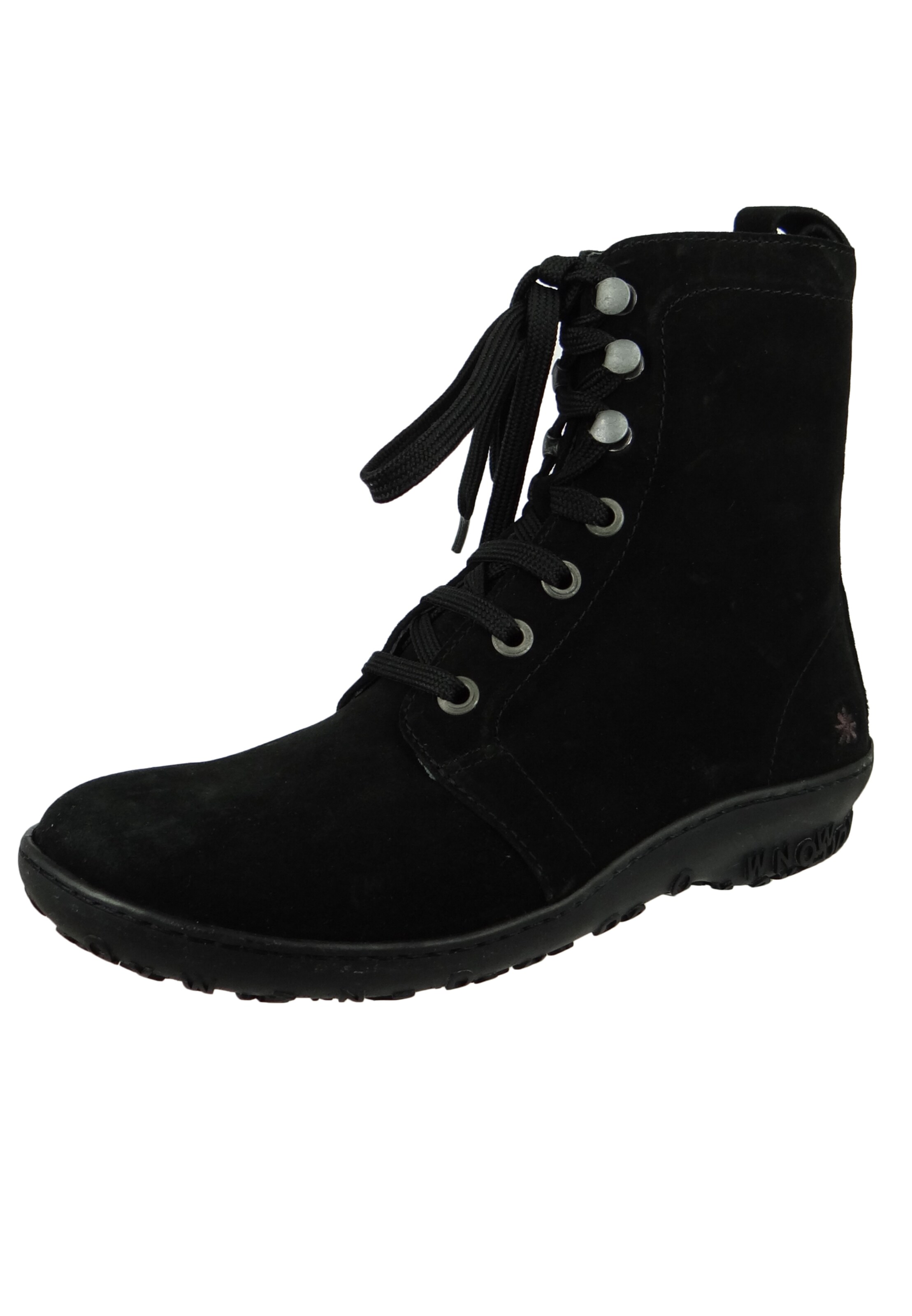 Bottines à lacets 'Antibes' ART en noir : devant