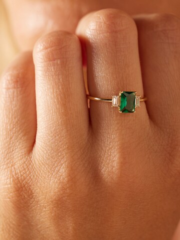 Lucardi Ring in Gold: Vorderseite