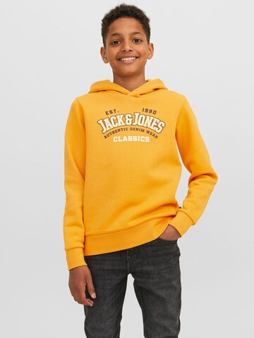 Sweat Jack & Jones Junior en jaune : devant