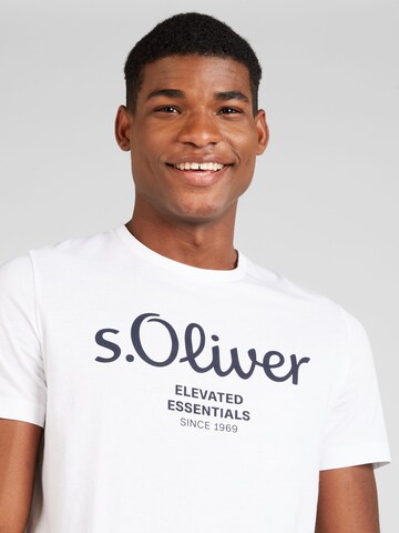 s.Oliver T-Shirt in Weiß