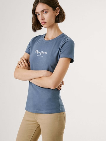T-shirt 'New Virginia' Pepe Jeans en bleu