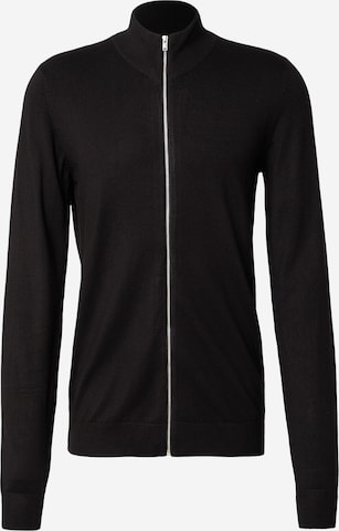 Vestes en maille Lindbergh en noir : devant