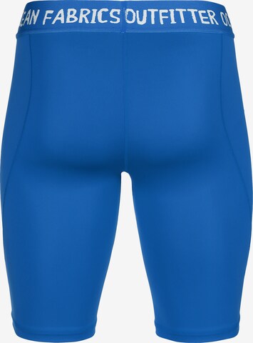 OUTFITTER Skinny Sportunterhose 'Tahi' in Blau