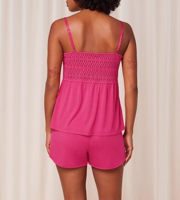 TRIUMPH Short Pajama Set 'Aura Spotlight' in Pink