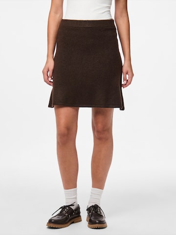PIECES Skirt 'PCJunna' in Brown: front