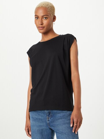 Tricou de la ESPRIT pe negru: față