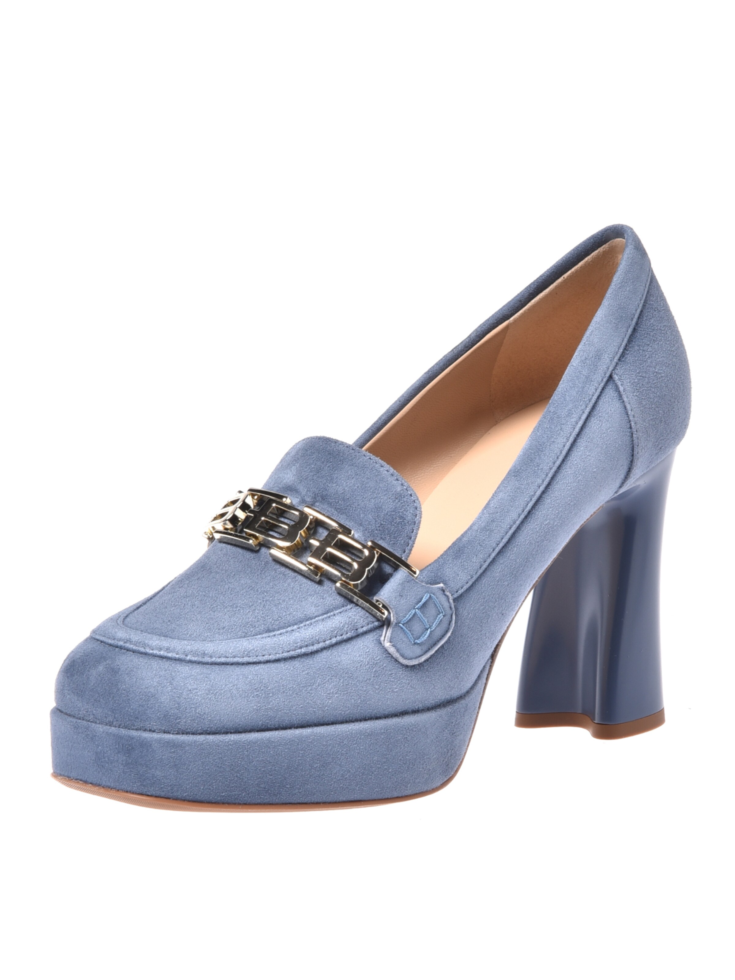 BALDININI Instappers in Blauw: voorkant