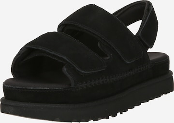 UGG Strap sandal 'Goldenstar' in Black: front