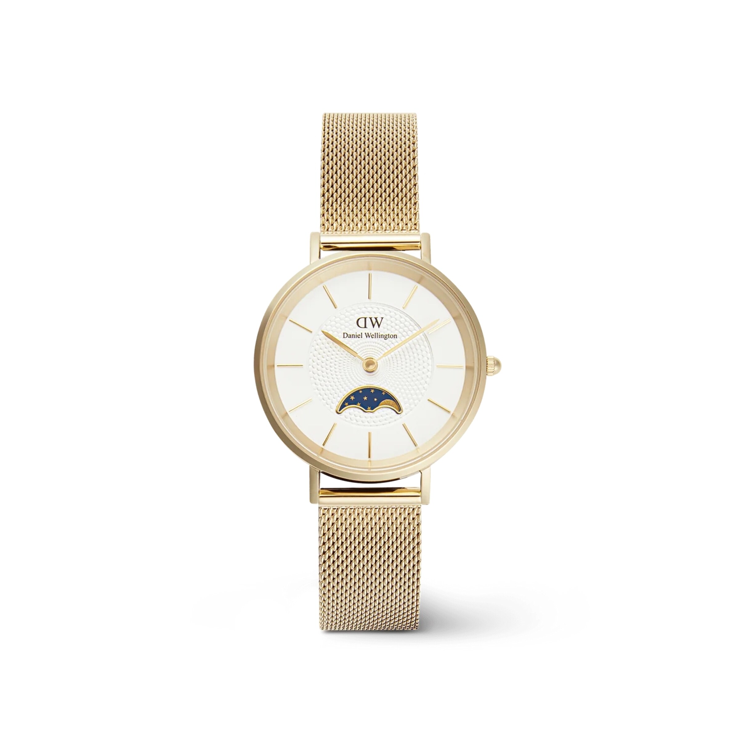Daniel Wellington Analoguhr in Gold: Vorderseite