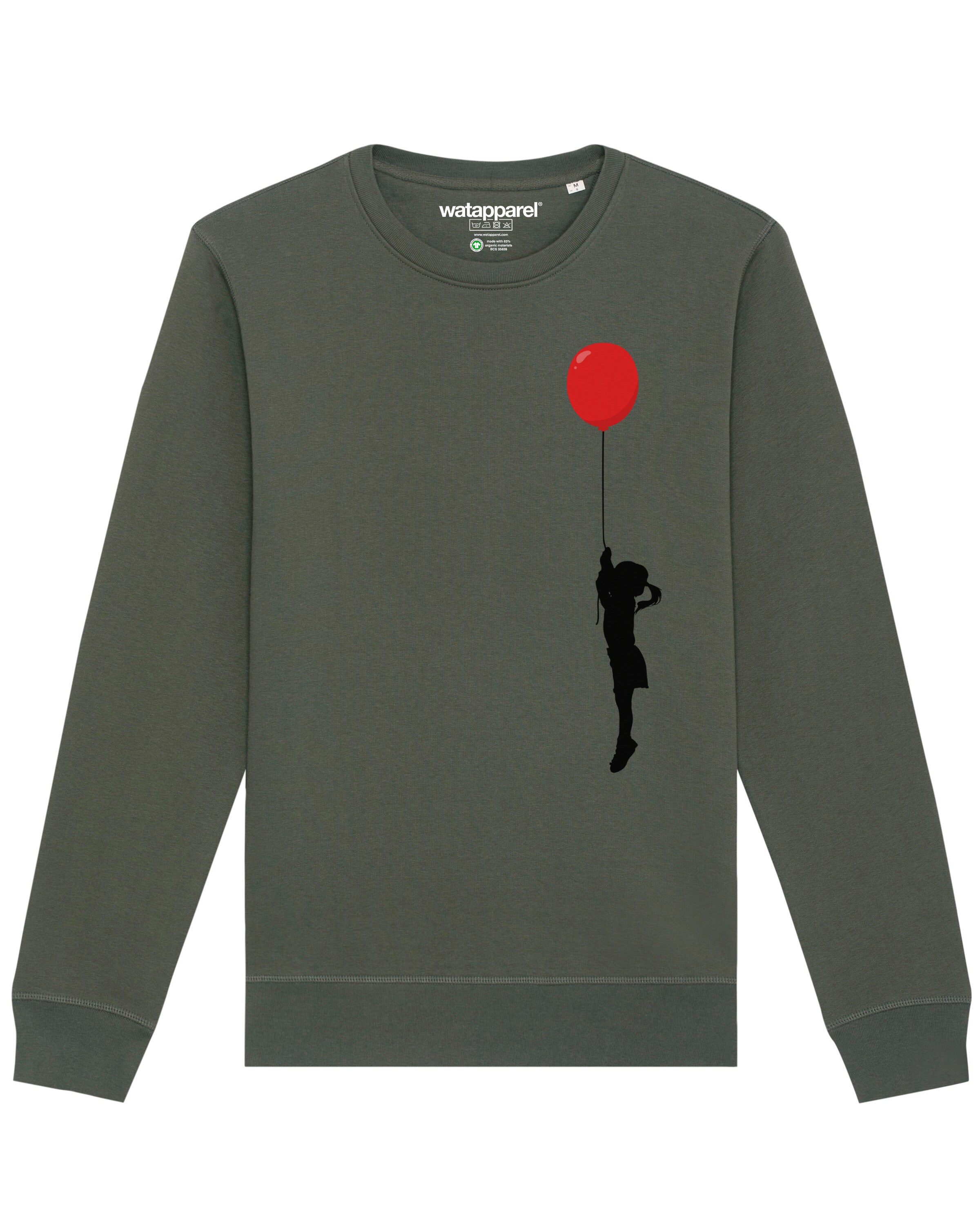 Felpa di Watapparel in verde: frontale