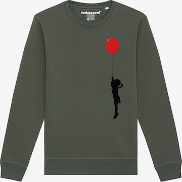 Felpa di Watapparel in verde: frontale