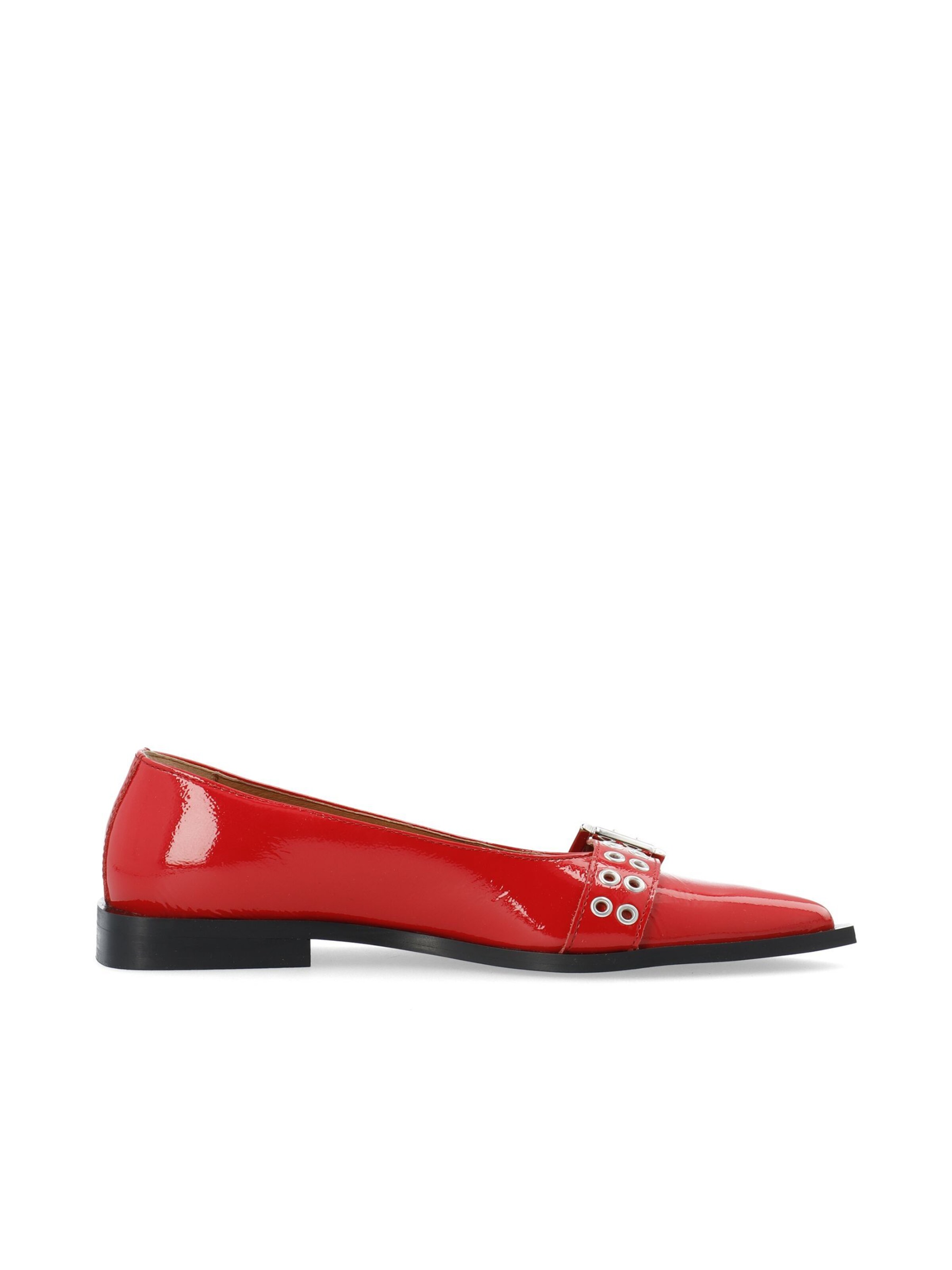 Ballerines 'Victoria' Bianco en rouge