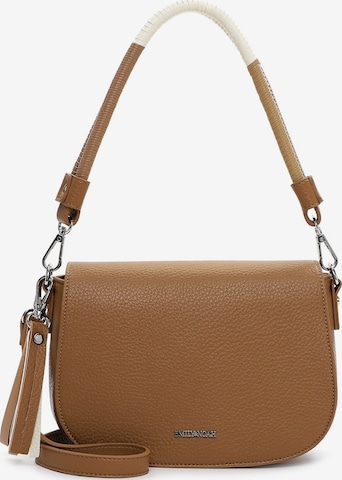 Emily & Noah Handbag 'Jeanine' in Brown: front