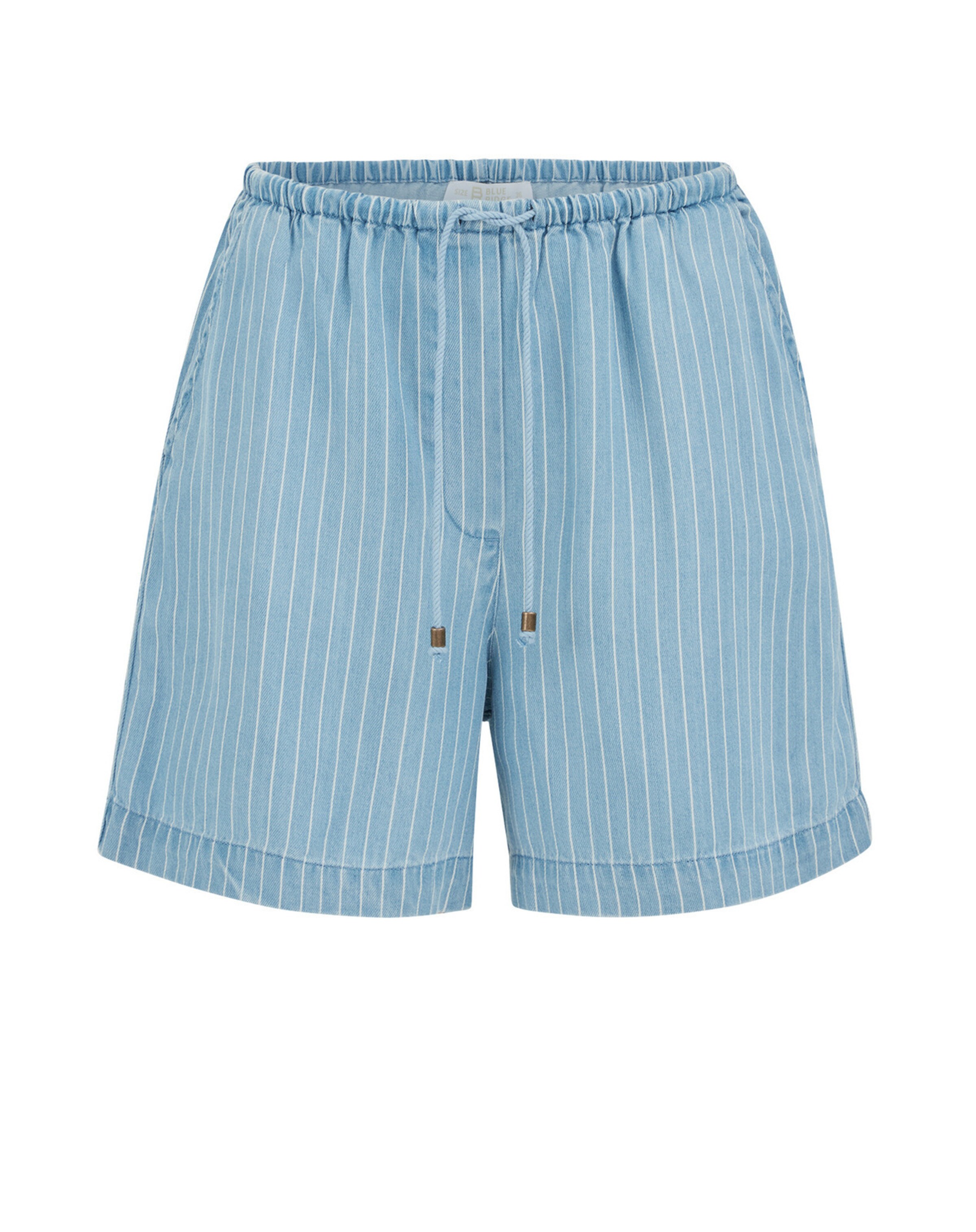 mėlyna WE Fashion Plačios klešnės Džinsai: priekis