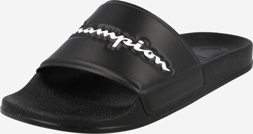 melns Champion Authentic Athletic Apparel Iešļūcenes/baseina apavi 'VARSITY': no priekšpuses