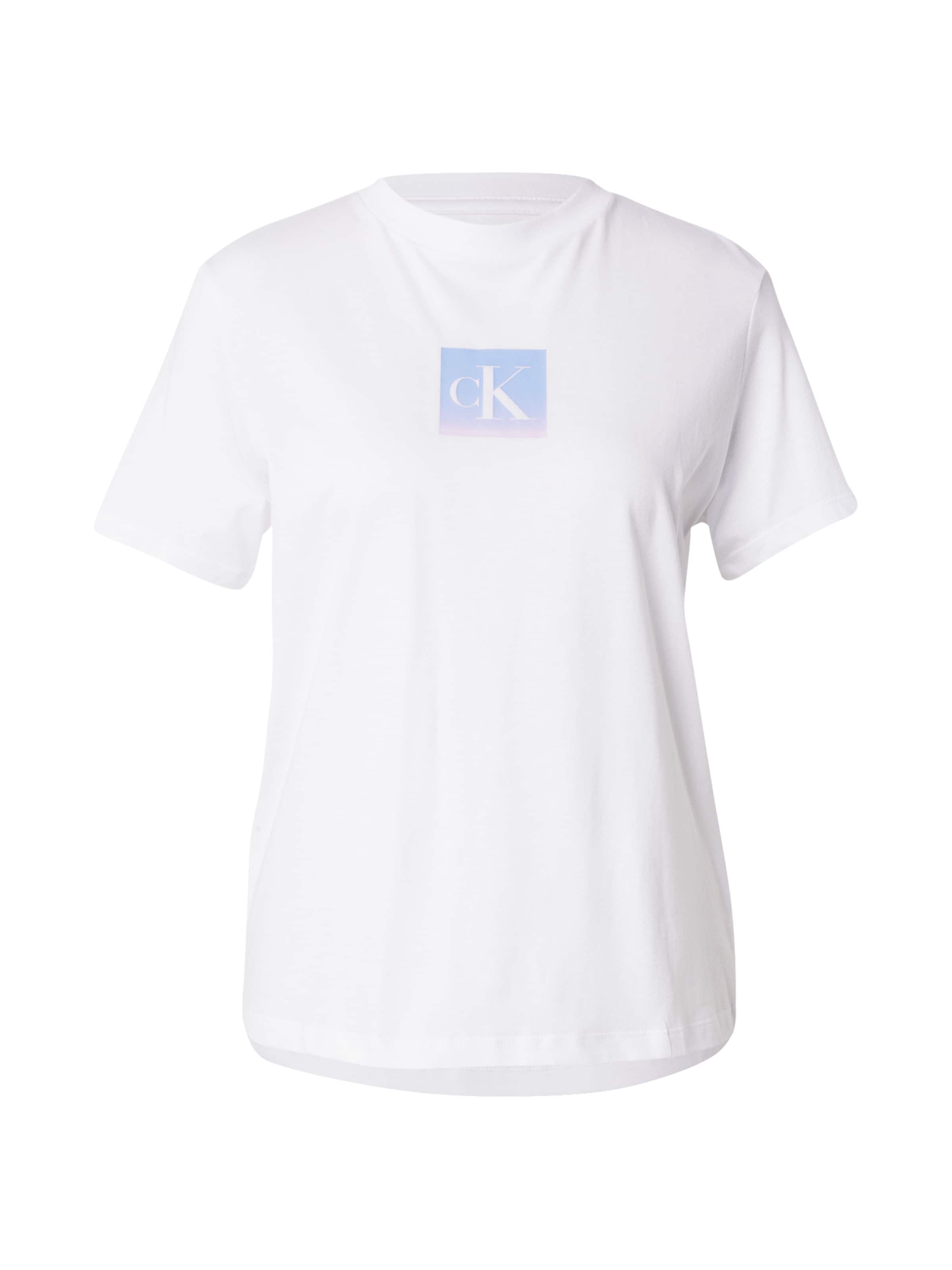 Tricou de la Calvin Klein Jeans pe alb: față