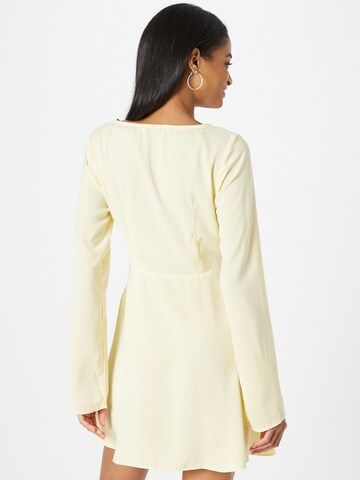 NA-KD Dress 'Ida Zeile' in Yellow