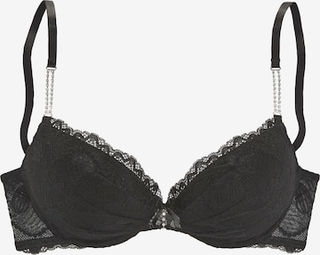 LASCANA - Push-up Sujetador en negro: frente