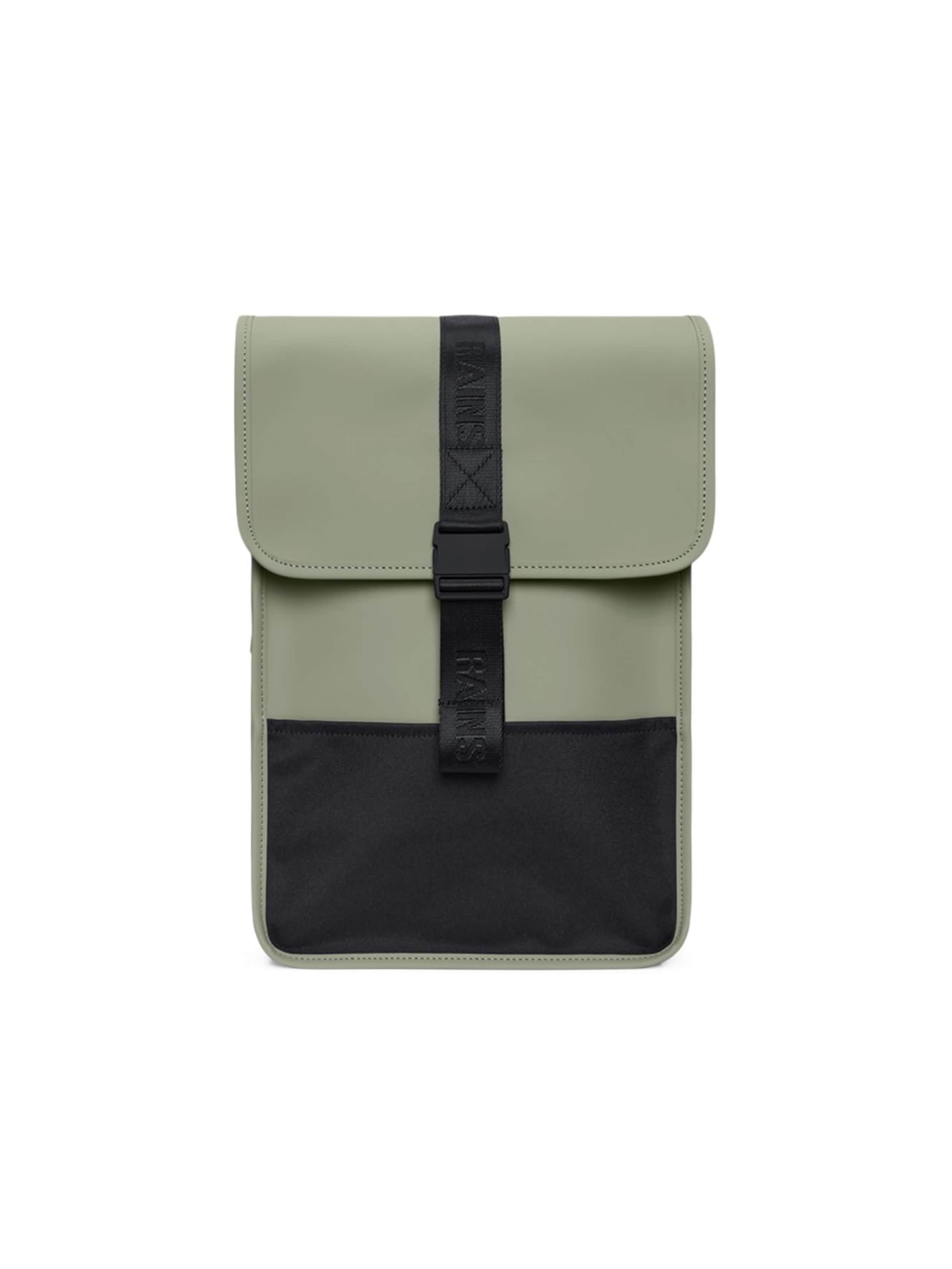 RAINS - Mochila en verde: frente