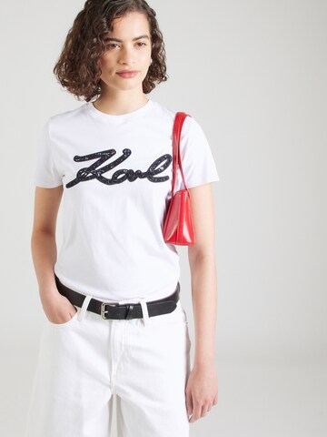 Karl Lagerfeld Shirt in White: front
