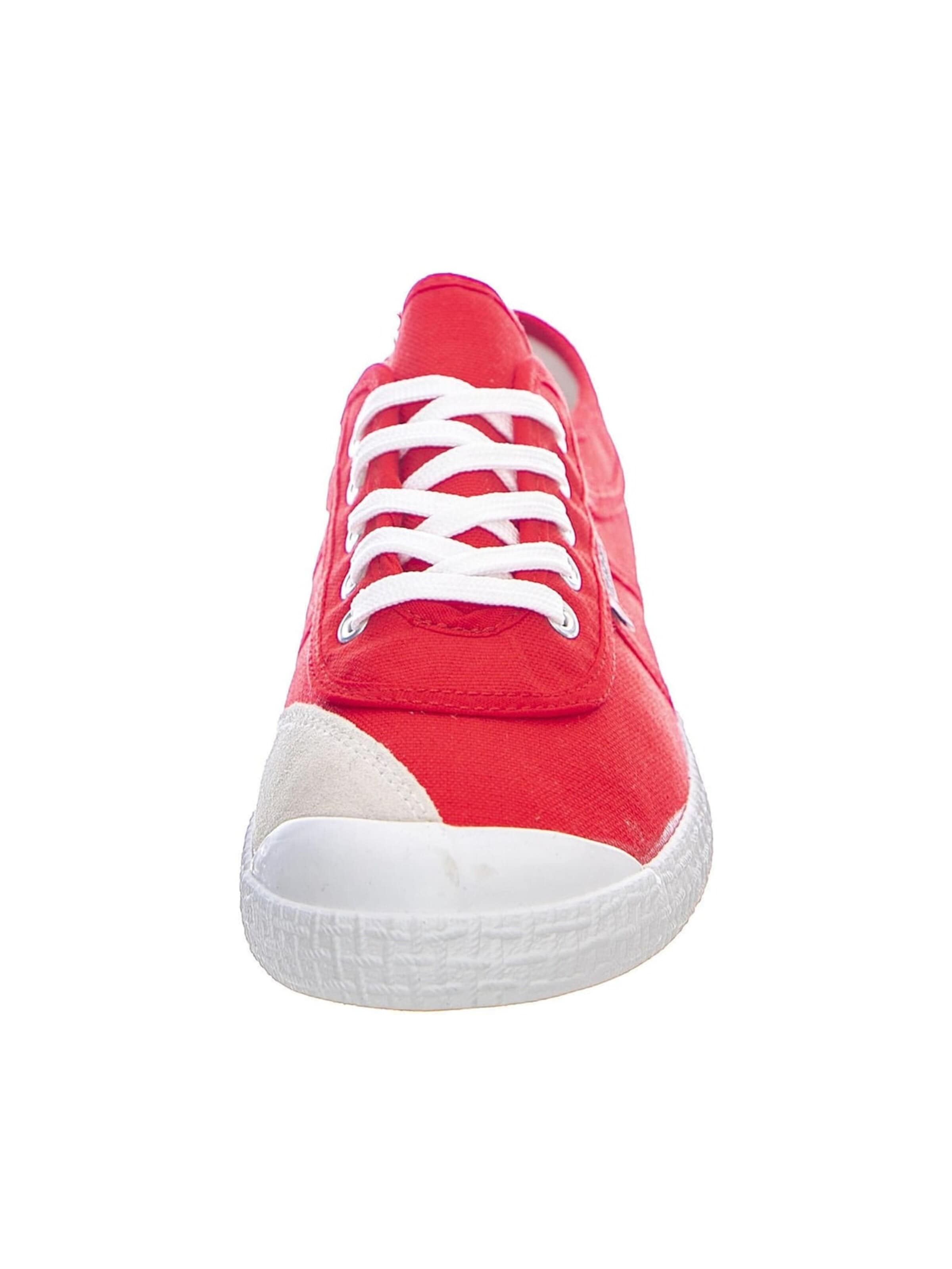 Scarpa stringata sportiva 'Basic Canvas Shoes' di KAWASAKI in rosso
