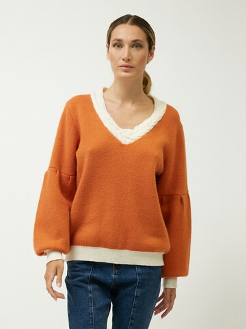 Influencer - Jersey en naranja: frente