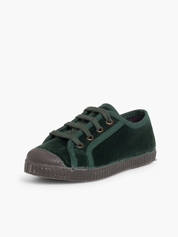 Baskets Pisamonas en vert : devant
