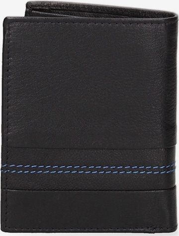 PIERRE CARDIN Portemonnee in Zwart: voorkant