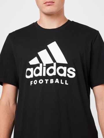 ADIDAS SPORTSWEARTehnička sportska majica ' Logo' - crna boja
