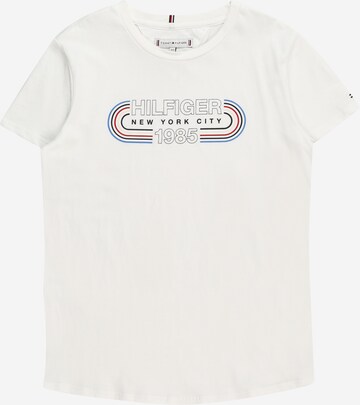 T-Shirt TOMMY HILFIGER en blanc : devant