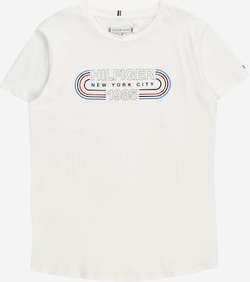 Tricou de la TOMMY HILFIGER pe alb: față