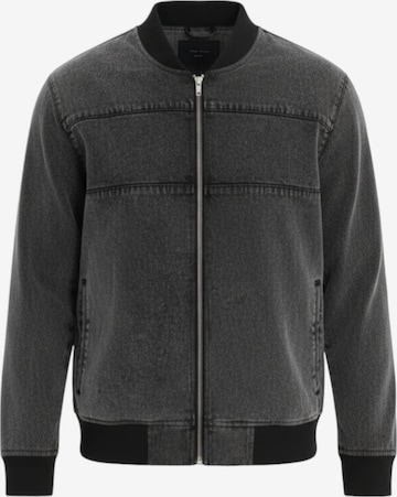 Ombre Jacke in Schwarz: Vorderseite