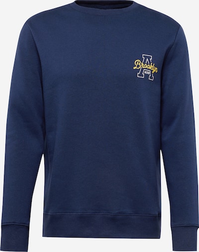 AÉROPOSTALE Sweatshirt 'BROOKLYN' in de kleur Navy / Geel / Wit, Productweergave