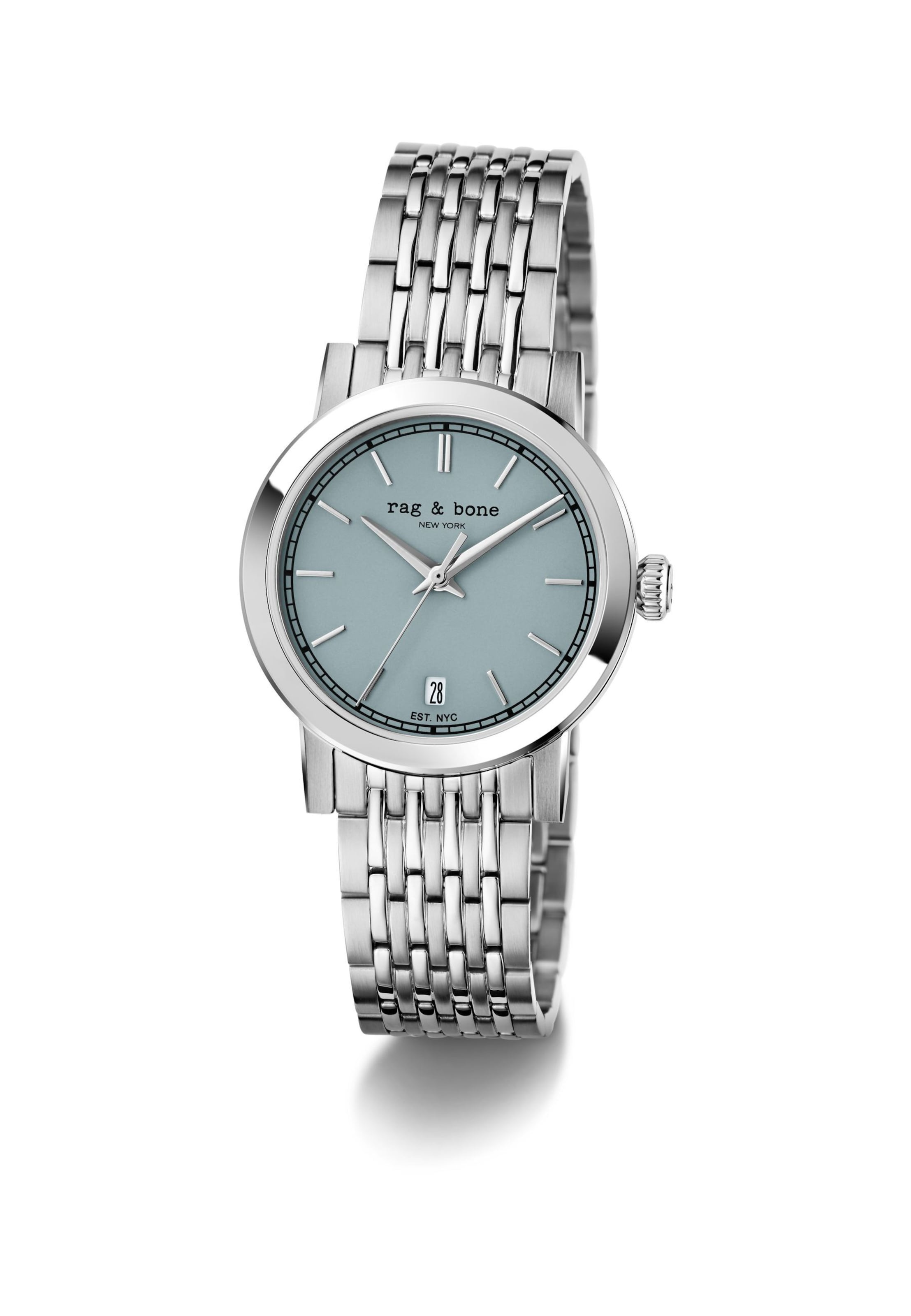 Montre à affichage analogique ' Reign ' rag & bone en argent