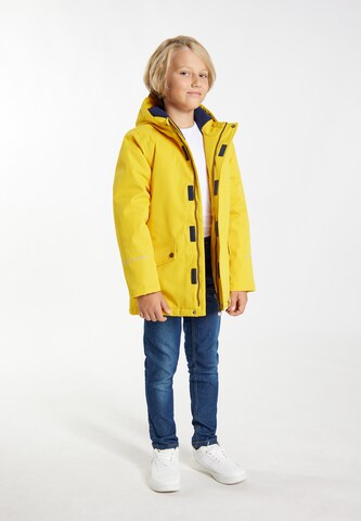 Veste fonctionnelle 'Poomi' Schmuddelwedda en jaune