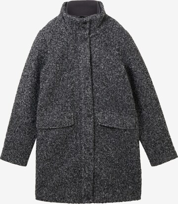 Manteau mi-saison 'Boucle' TOM TAILOR DENIM en gris : devant