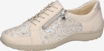 WALDLÄUFER Athletic Lace-Up Shoes in Beige: front