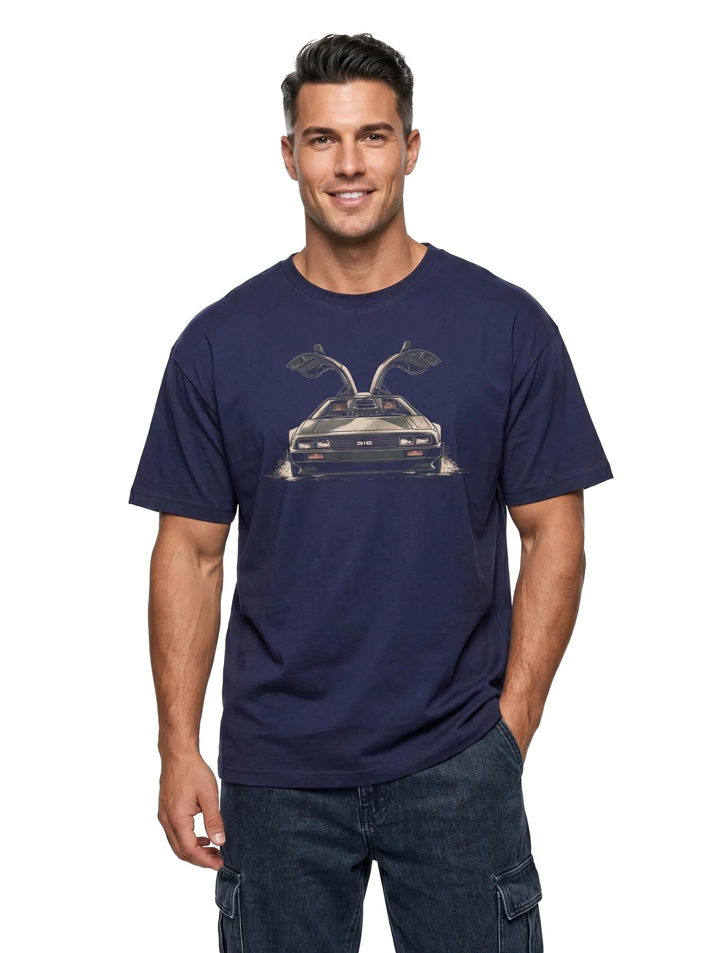 MAKAYA Shirt 'BTF Flügeltürer' in Blue