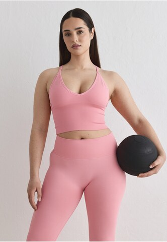Aim'n Korzetová Sportovní podprsenka – pink: přední strana