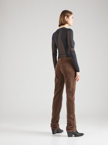 Regular Pantalon 'Cow 2' WEEKDAY en marron