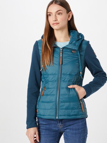 Ragwear Between-Season Jacket 'Lucinda' in Blue: front