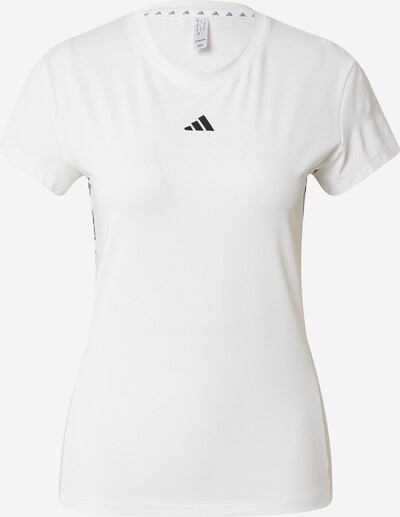 ADIDAS PERFORMANCE Funktionsbluse i sort / hvid, Produktvisning