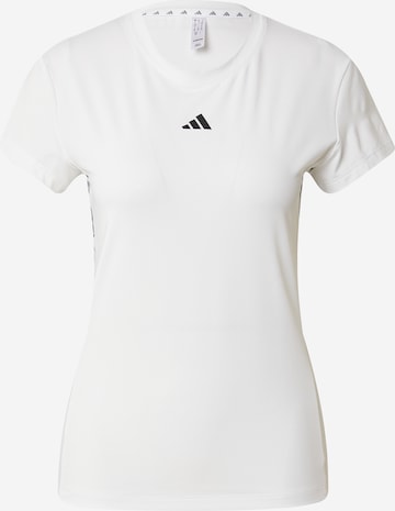 ADIDAS PERFORMANCE Funktionsbluse i hvid: forside