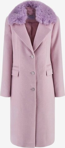 GUESS Between-Seasons Coat in Purple: front