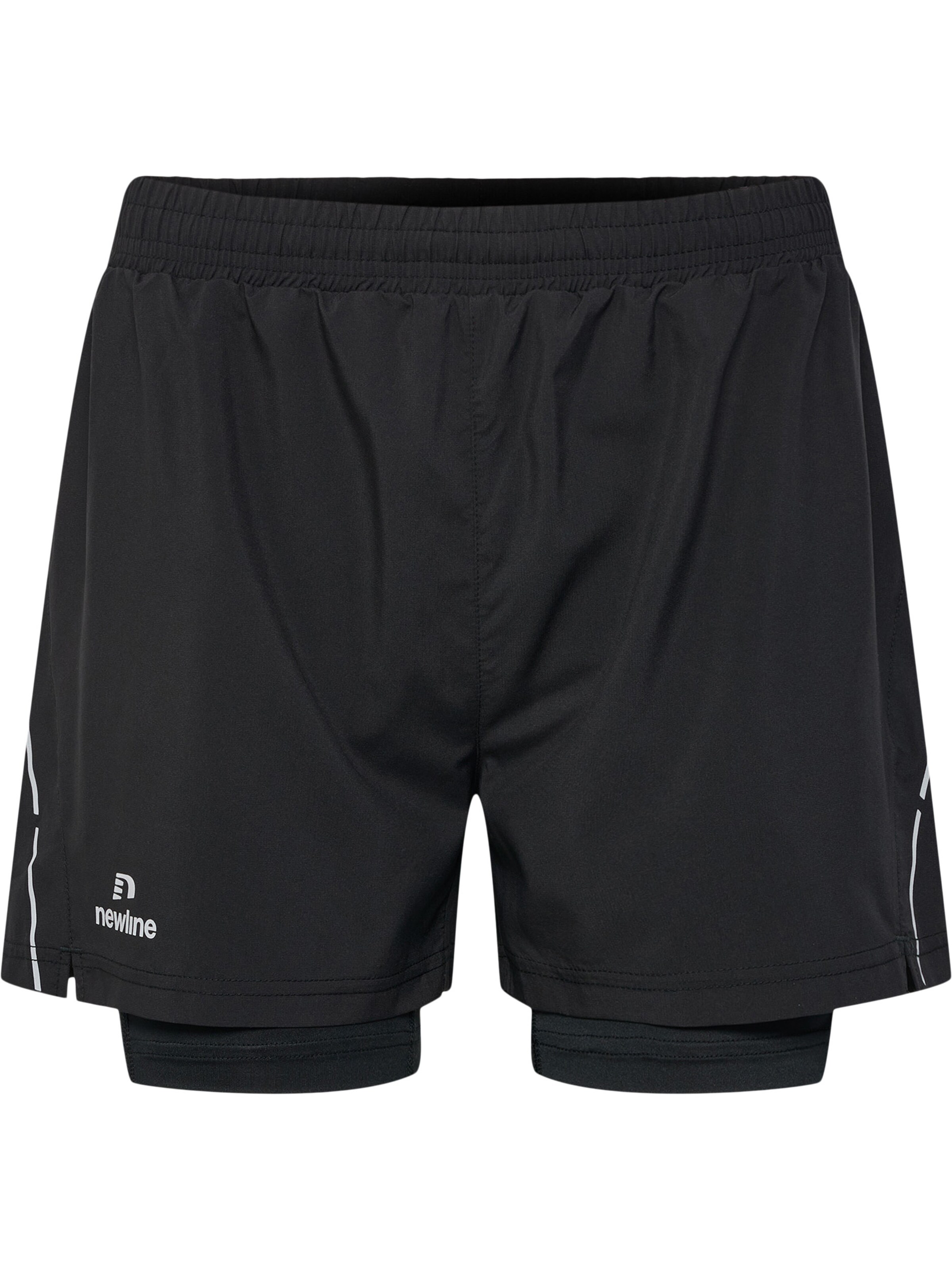 Newline Sportshorts 'Pace' in Schwarz: Vorderseite