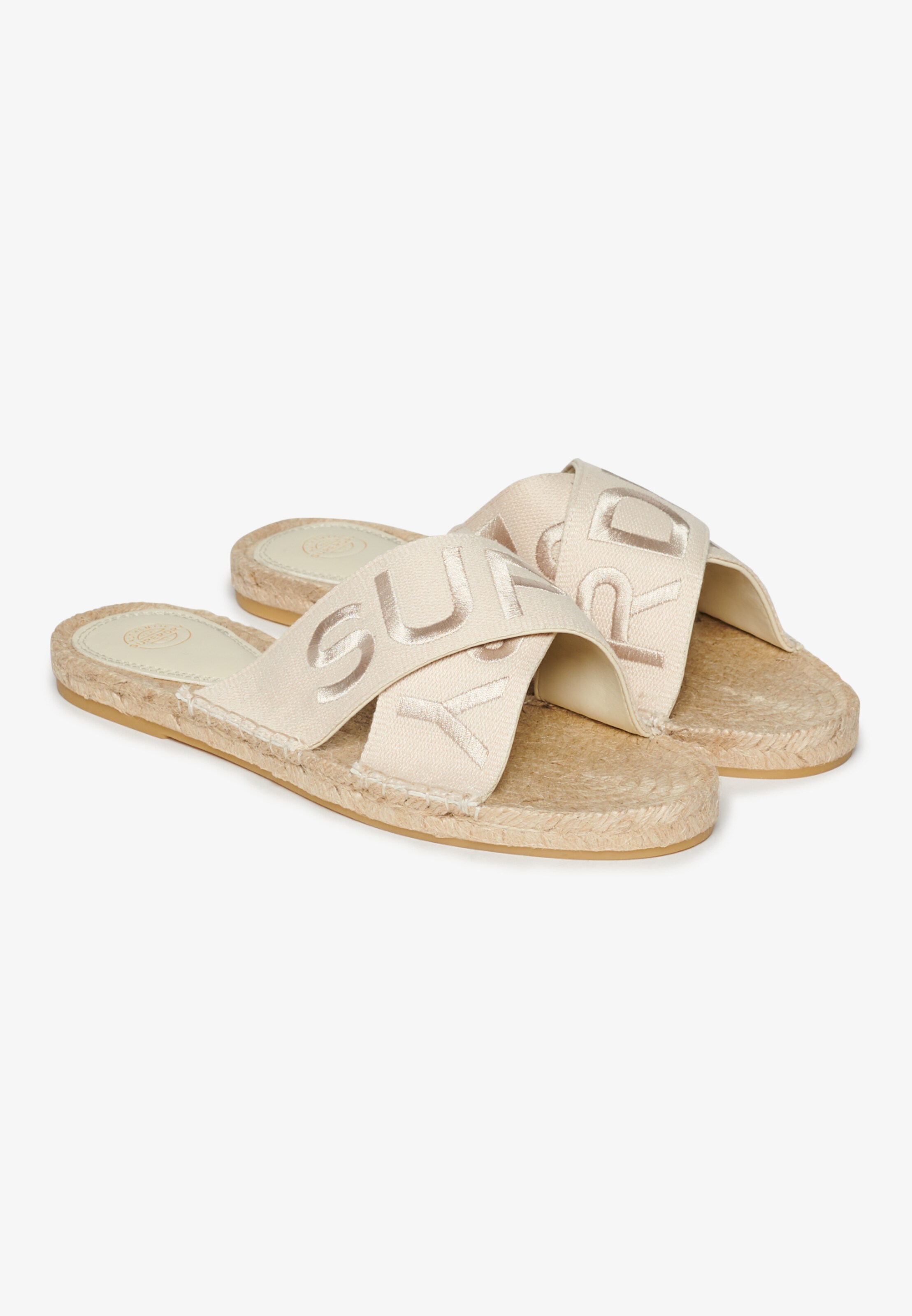 Superdry Muiltjes in Beige