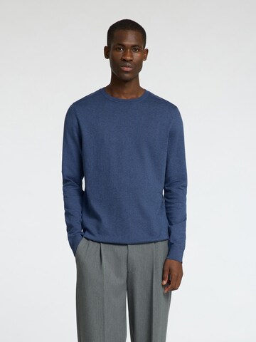 SELECTED HOMME Regular fit Sweater 'SLHBerg' in Blue: front