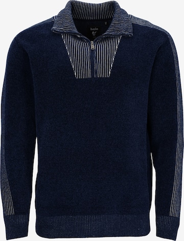 Pull-over 'Chenille' HAJO en bleu : devant