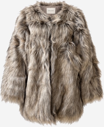 Manteau mi-saison CHOLIDOU en marron : devant