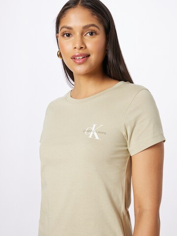 T-shirt Calvin Klein Jeans en beige